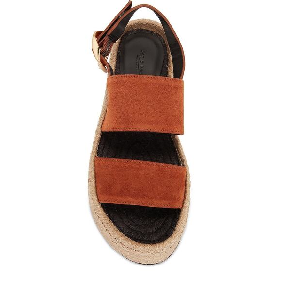 Rag & Bone Odyssey Wedge Sandals - 38.5 - Redwood - Picture 4 of 5